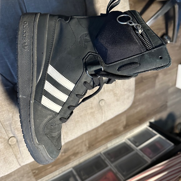 Adidas tall boy black leather - Picture 3 of 6